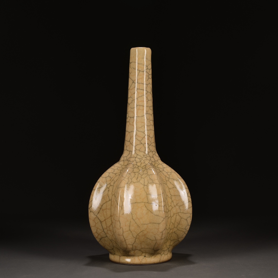 徳】旧家蔵出『宋 汝窯開片蓮花托 共箱』陶芸 中国陶瓷器