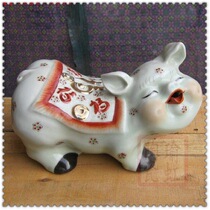 Supervalues Recommended Jingdezhen Ceramic Porcelain Imitation Ancient Powder Color Sculpture Decoration Savings Pot Gift Fortune Pig Deposit Pot Special Price