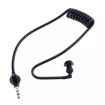 Mobile phone radiation-proof earphones vacuum spiral tube air duct spring telescopic transparent single-wire short-wire earphones