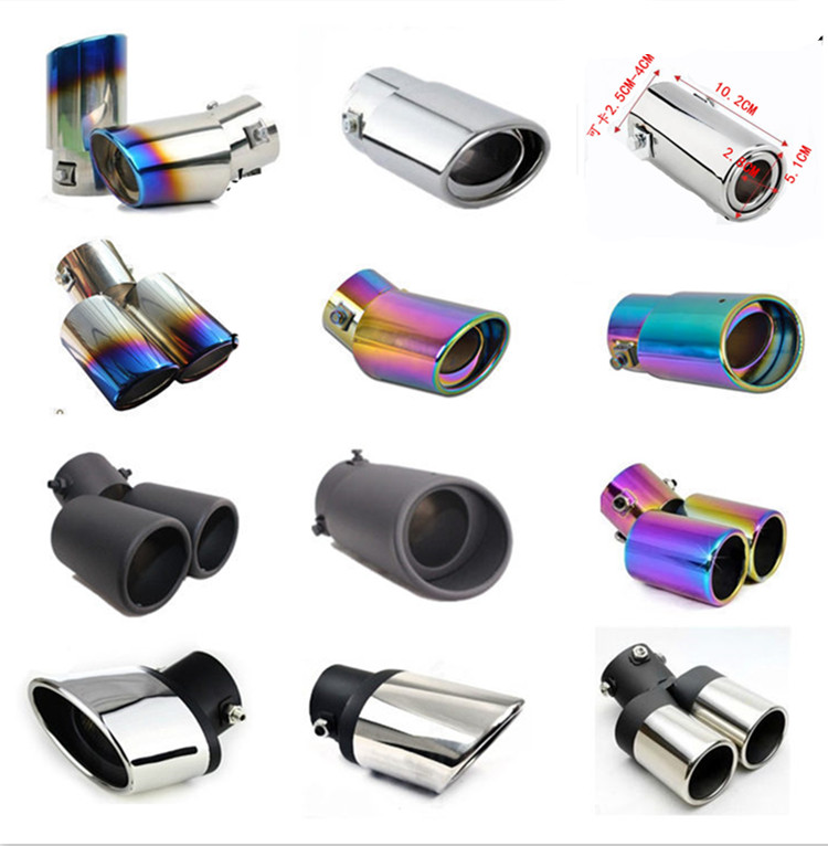 Automotive Tailpipe Stainless Steel Silencers Tailpipe Exhaust Hood Tailpipe Retrofit Special Tailpipe Exhaust Hood