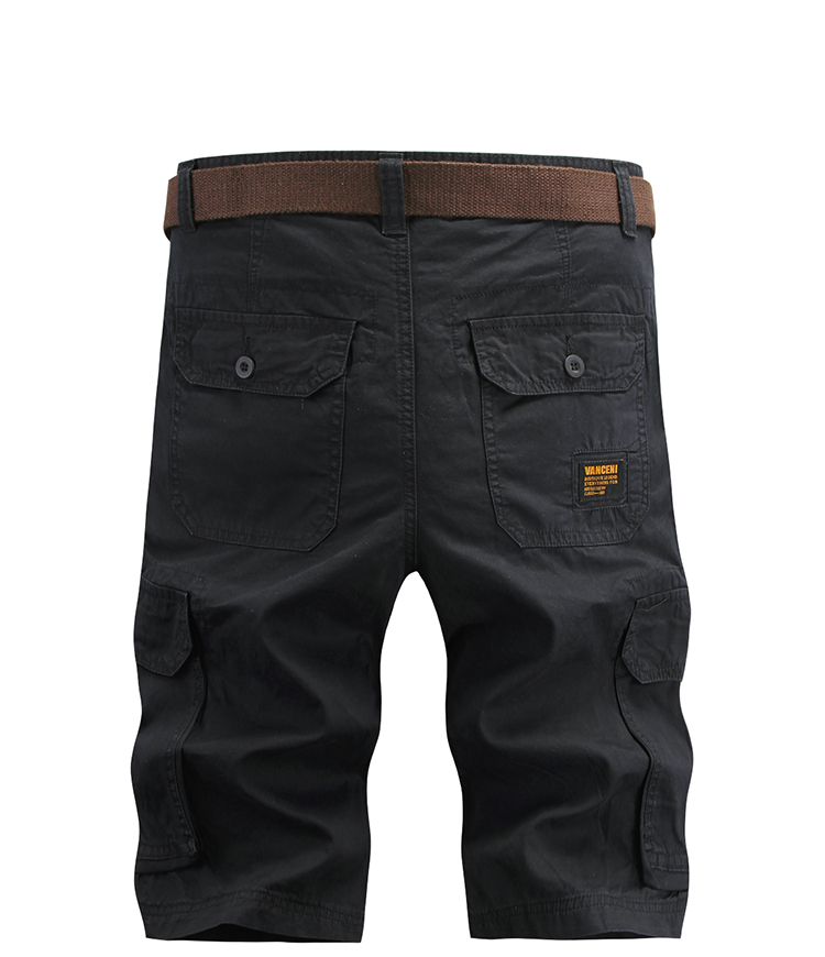 Mùa hè cắt quần nam dụng cụ quần short giản dị nhiều túi lỏng ống thẳng cộng với phân bón XL thể thao ngoài trời quần short nam