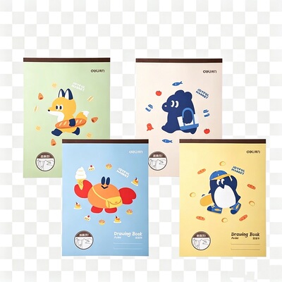 得力儿童画画本素描小学生一年级
