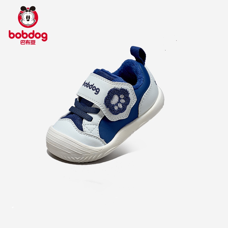 巴布豆宝宝稳步鞋婴儿鞋子秋季新款防滑软底毛毛虫机能鞋童鞋男童