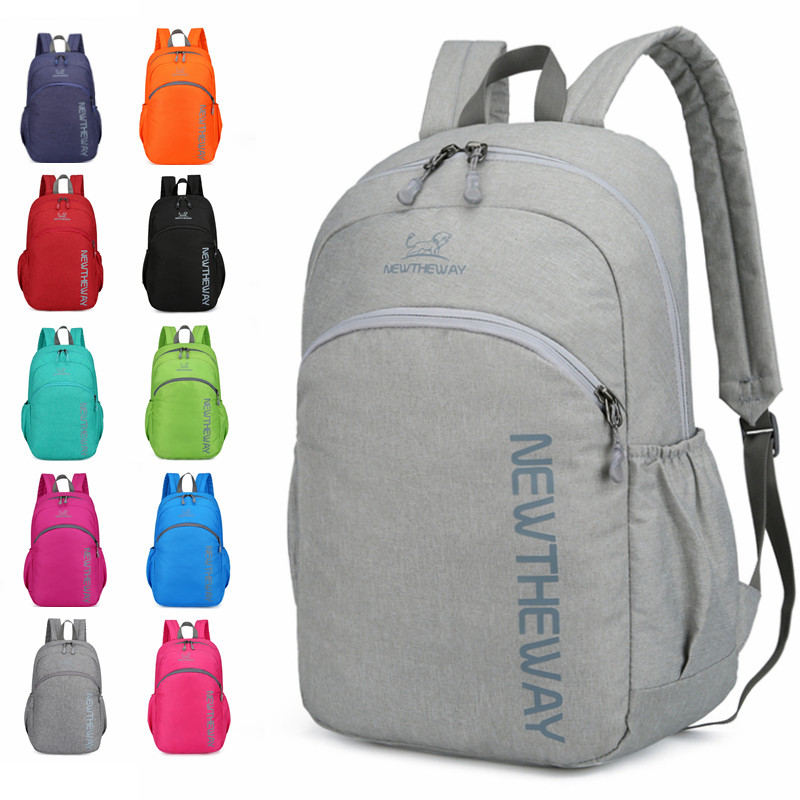 Children's small scapegoat men and women casual double shoulder bag ultra light tourist outdoor travel bag 100 hitch student tutorial bag