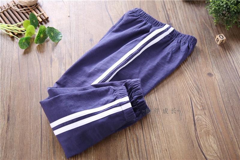 Boy sweatpants mỏng Big boy 20 mùa hè mới cô gái tre bông mềm lỏng quần chống muỗi.