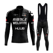 2023HUUB Cycling Jersey Spring and Autumn Long Sleeve Suit Mountain Bike Road Bike Outdoor Sports Cycling Shirt