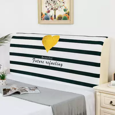 Bed head cover 1 8m Bed head cover 1 5m Bed head soft bag cover Dust cover cover Towel Bed head cloth cover Bed head cabinet cover