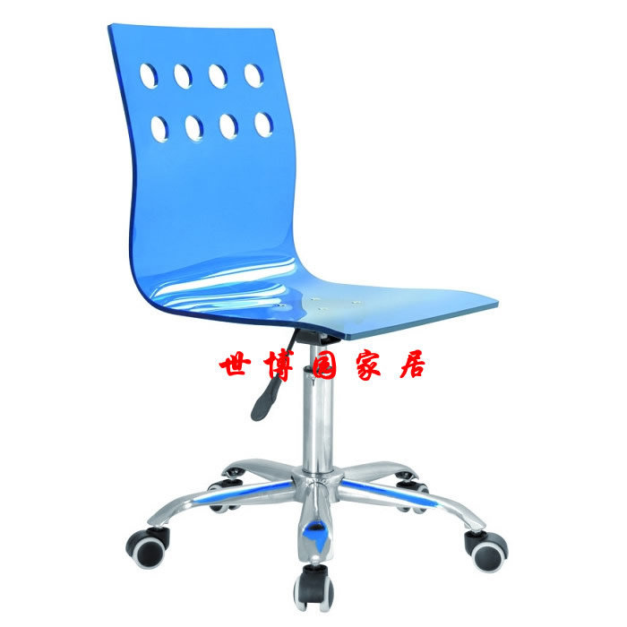 Fashion lifting acrylic computer chair Leisure guest chair Bar stool Bar chair Counter reception swivel chair