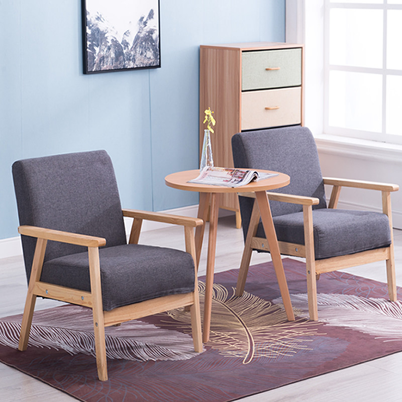 Simple office to negotiate tables and chairs dairy tea shopdouble rental room dessert dessert Western dining cafe cloth sofa