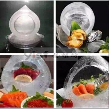 Hotel Sashimi Ice Sculptures Die Salt Sculptures Die Solid Ice Sculpture Die Kitchen With Mold Tool Art Plastic Workshop Molds