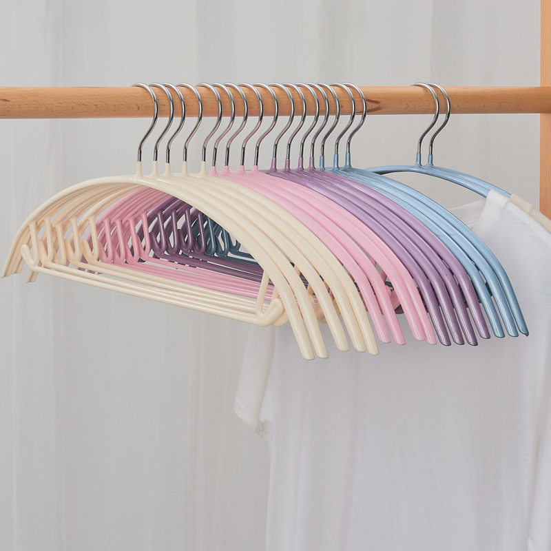 Clothes rack household hanging clothes without trace shoulder corner clothes support anti-slip sun hanging balcony T-shirt can not afford the coat hanging hanger