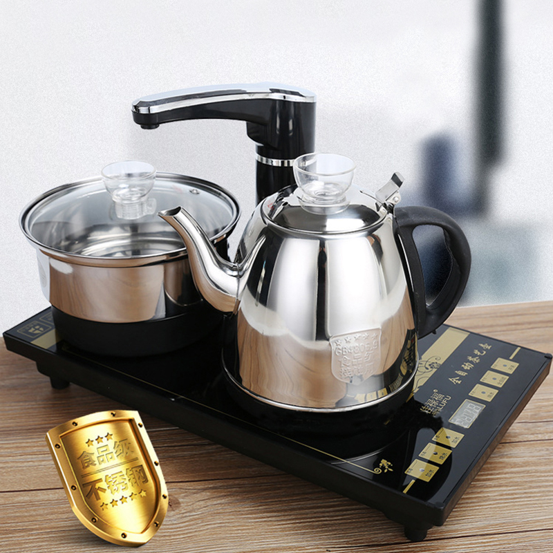 Tea ceremony accessories Four-in-one fast stove Induction cooker touch automatic pumping disinfection pot Kettle Tea tray Tea table