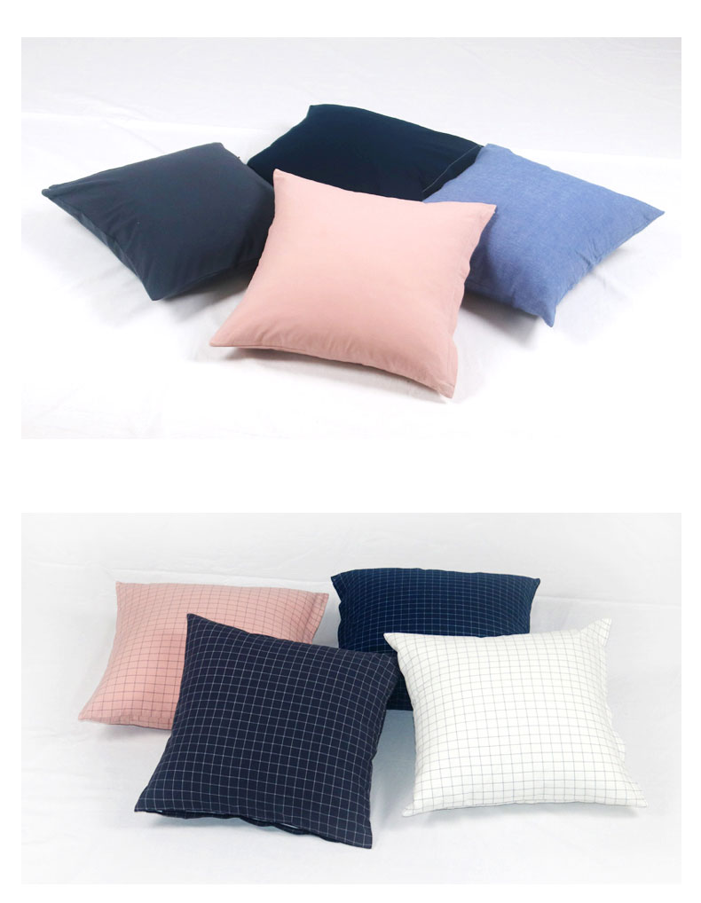 Rửa sạch bông gối bìa 60x60 / 70x70 có vẻ / 80x80 lớn bông đệm bộ đệm sofa đệm phòng ngủ - Trở lại đệm / Bolsters gối kèm chăn văn phòng