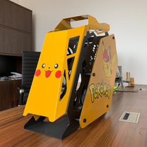Pikachu small coffee e-sports game water-cooled tempered glass side panel Internet cafe Internet cafe computer desktop big coffee 240