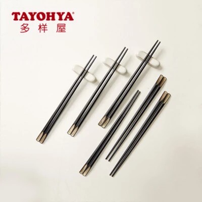 TAYOYA diverse house alloy chopsticks year after year with fish chopstick suit anti-corrosive and resistant to high temperature resistant Chinese 6 double