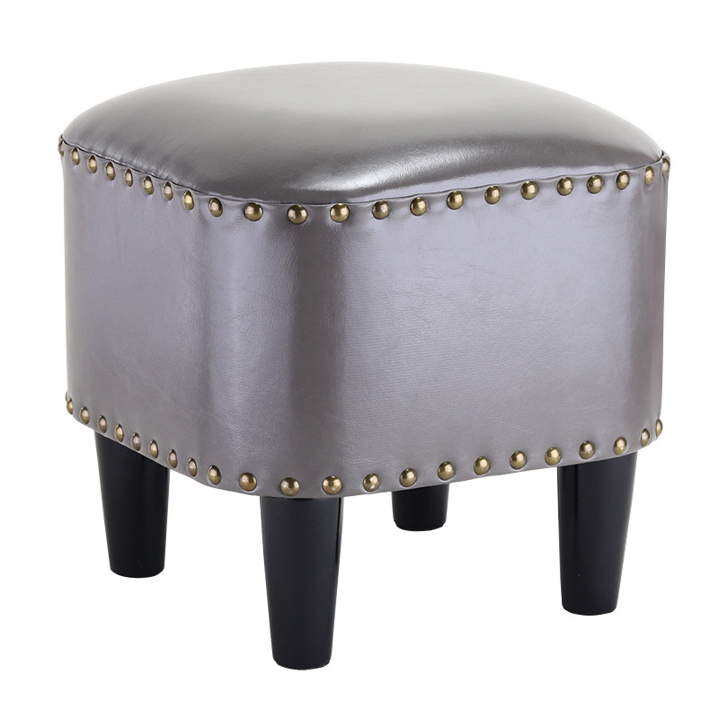 langduo low stool american sofa leather pier shoe stool household children's small stool
