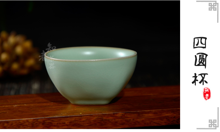 汝 tách trà zen cốc gốm men ấm trà tách trà kung fu đặt mảnh 茗 tách ưu đãi đặc biệt - Trà sứ bộ tách trà đẹp