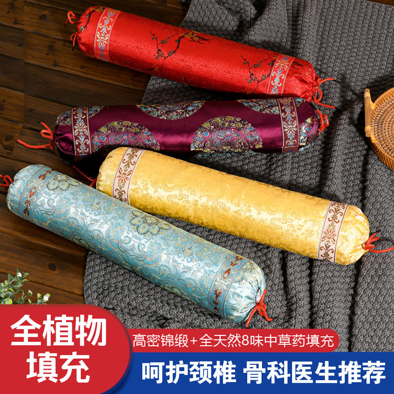 Bitter buckwheat wheat crust cervical spine pillow care cervical spine Traditional Chinese medicine pillow Agrass cylindrical candy pillows health care Sleeping Brocade Waistram