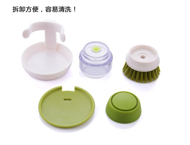 Nhà bếp sáng tạo cung cấp xà phòng cọ rửa chất tẩy rửa bàn chải nhà bếp rửa chén bát nhân tạo tiện ích tiện ích nồi bàn chải - Phòng bếp giá để dao