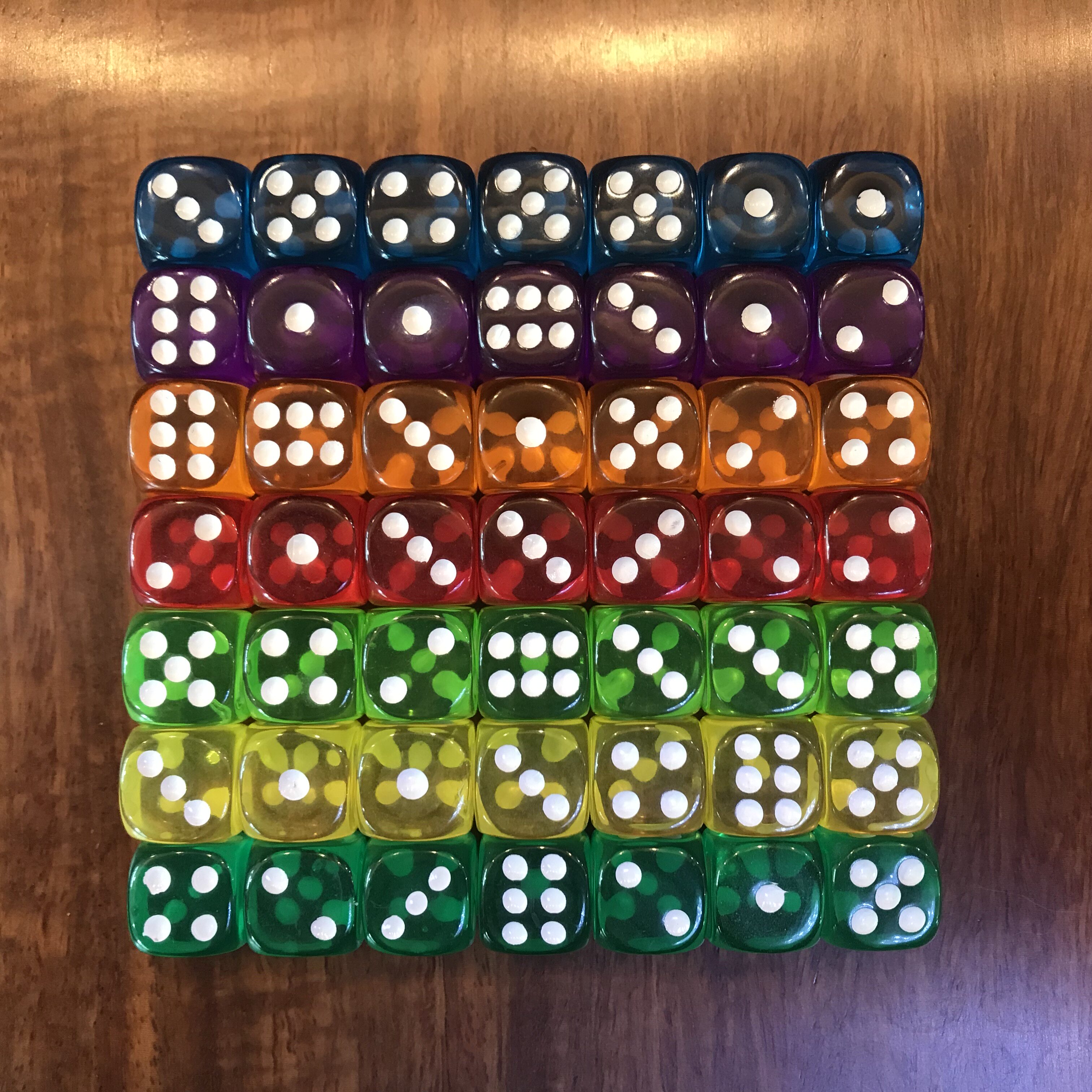 12MM rounded corners Primary One transparent Colour dice 12 Number of transparent Thrones toy Game accessories Exit fine dice