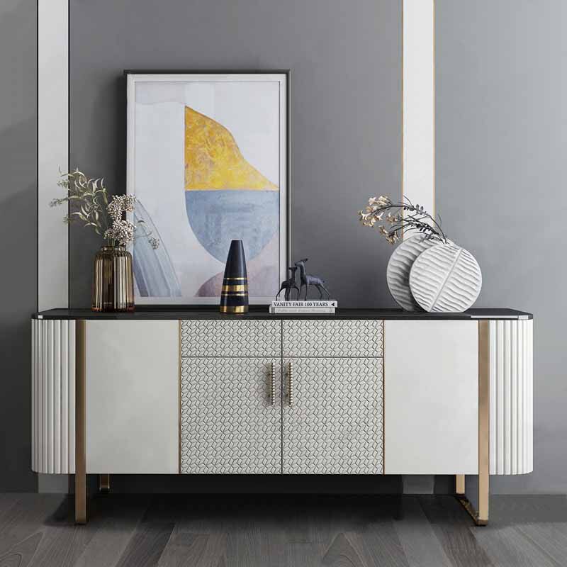 New Chinese style porch cabinet modern minimalist American shoe cabinet entry door foyer cabinet TV cabinet model room hotel decoration cabinet