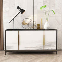 New Chinese Xuanguancabinet Home Entrance Solid Wood Shoes Cabinet Living-room Light Lavish Decorative Cabinet Modern Minimalist end View cabinet edge cabinet