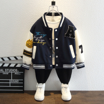 Boy Baseball Suit Suit Autumn Clothing 2022 New Ocean Gas Children Clothes Small Boy Great Boy Spring Autumn Jacket Mens Clothing