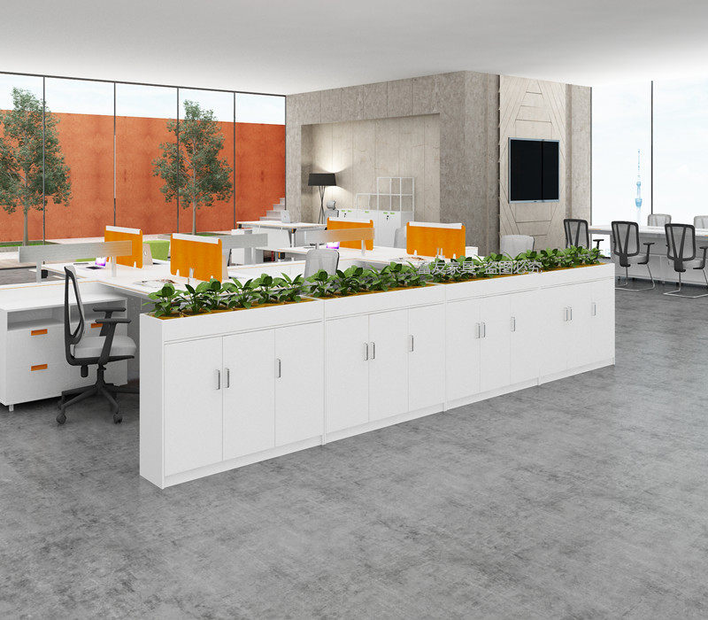 Office furniture screen cabinet simple modern file cabinet office storage cabinet flower and grass cabinet flower trough cabinet partition low cabinet