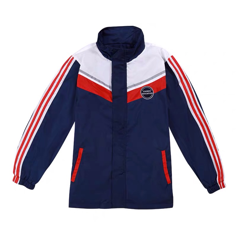 Xiamen Siming District new school uniform middle school men's and women's windbreakers