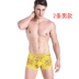 Thời trang cotton đôi đồ lót Thanh niên eo giữa U lồi gợi cảm Trung Quốc rồng vàng quần boxer quần đùi Cặp đôi