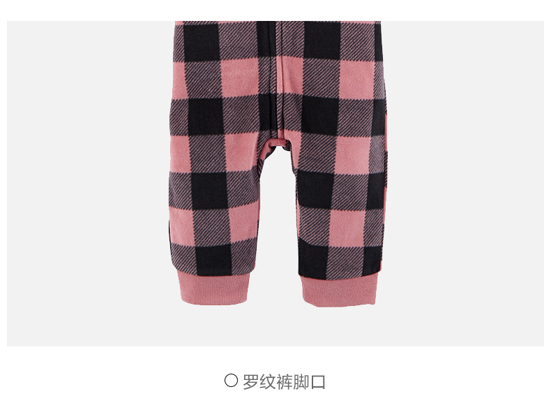 美国 卡特 Carters A类标准 冬季款 宝宝连帽抓绒连体衣 爬行服 图6