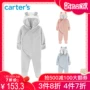 Carters mùa thu mới dày jumpsuit trùm đầu haber romper nam và nữ quần áo trẻ sơ sinh trẻ em 127H448 áo liền quần hình thú trẻ em