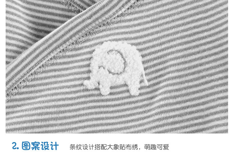 美国 卡特 Carters A类标准 宝宝侧开襟连体衣 两件装 图7