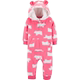 Bộ đồ liền thân của trẻ em jumpsuit trùm đầu mùa xuân và mùa thu ra nam và nữ quần áo trẻ em bé romper dài tay 118I767 đồ ngủ bé trai Áo liền quần