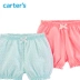 Carters bé gái quần short trẻ em dễ thương ren mùa hè quần bé gái phù hợp với 2 miếng 16640312 - Quần