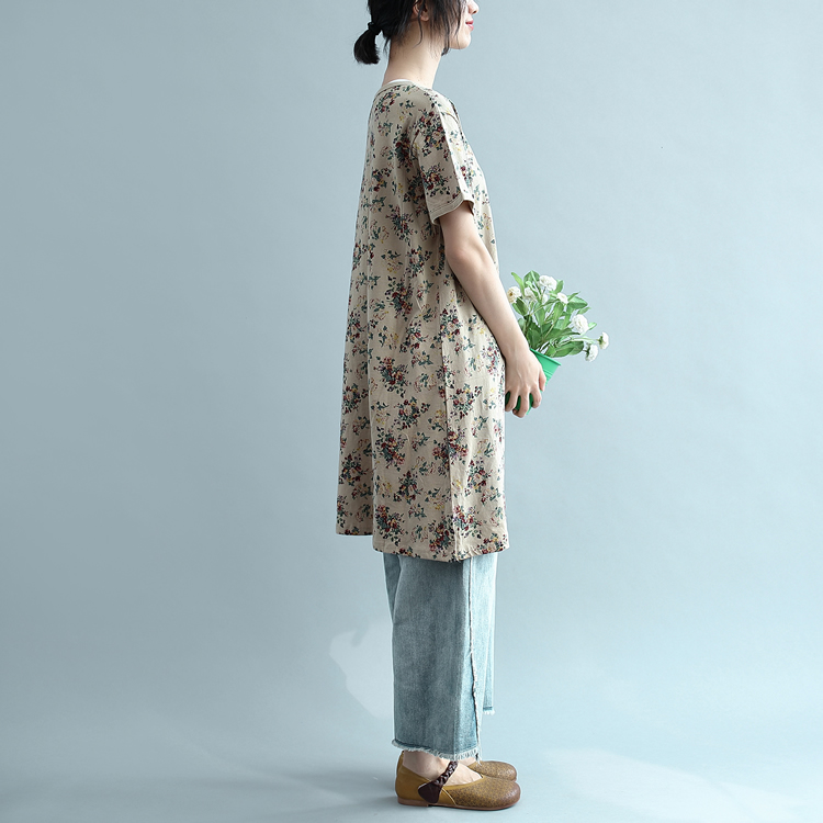 [清 濯] Staggered hem hem, đàn hồi eo, rửa mực, chân chất béo màu trắng, quần jean, quần chân rộng quần sọt jean nữ