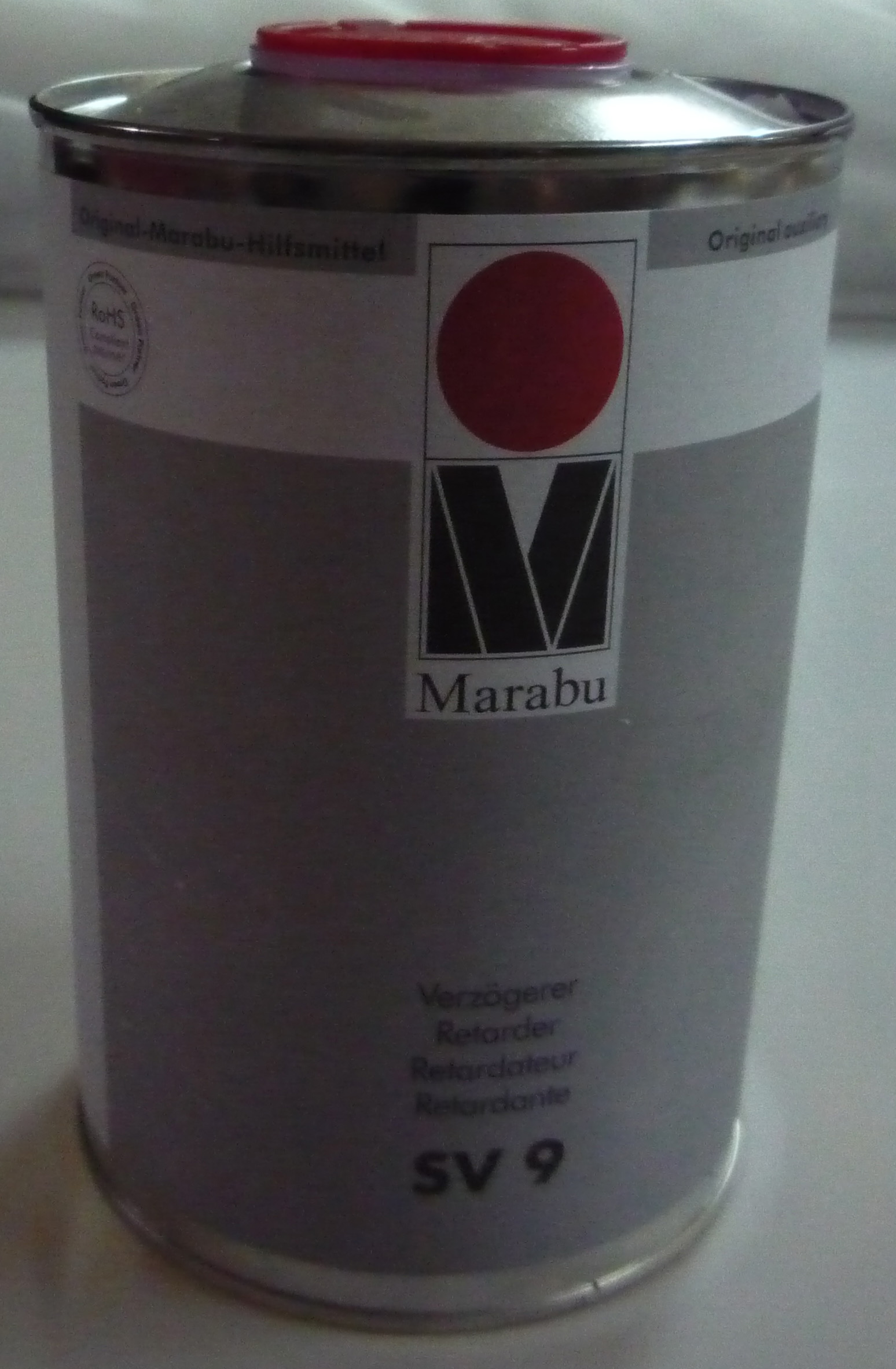 Malleppel inks SV9 plastic web version printed in German MARABU inks  