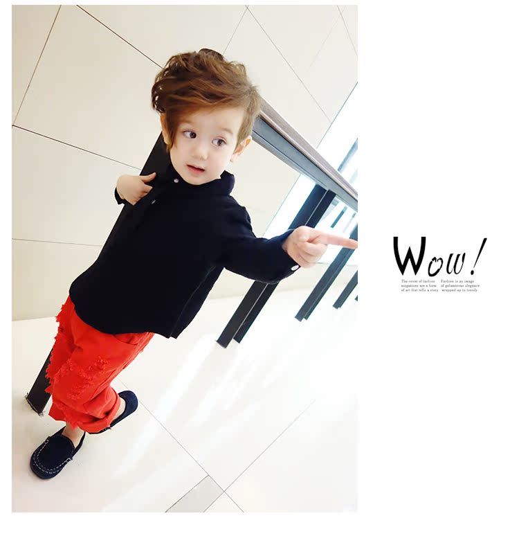 Chemise enfant à manche longue - Ref 2083218 Image 37