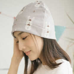 Discharge confinement hat, postpartum spring and autumn women's maternity hat, pure cotton spring and summer thin style, face-showing, small fashion confinement headscarf