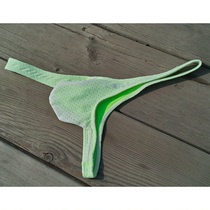 Hot bikini sexy button character double layer crystal tight waist ultra low waist water changing swim pants