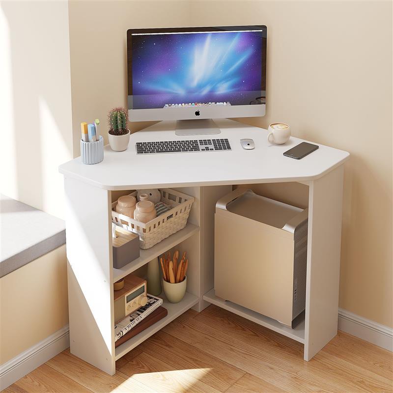Small Apartment Office Desk Triangular Study Desk Corner Computer Desk Corner Simple Home Writing Desk