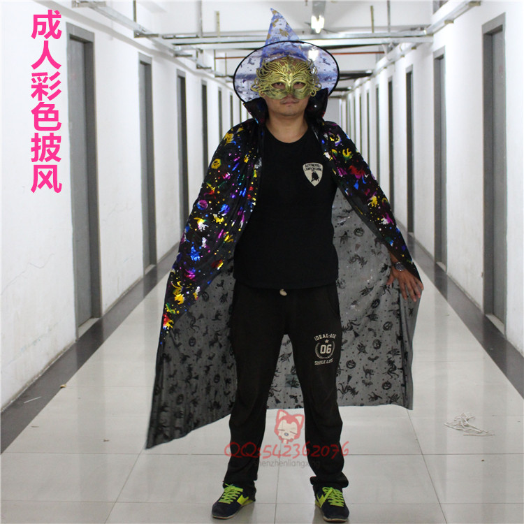Áo choàng Halloween tham gia các hoạt động của trường, trang phục, đạo cụ, trẻ em người lớn, trình diễn quần áo, phụ kiện - Sản phẩm Đảng / Magic / Hiệu suất đồ halloween