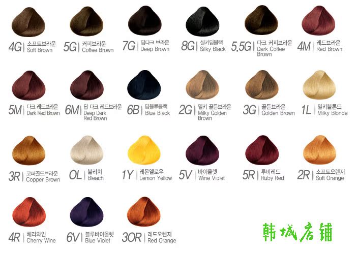 韩国进口女用化妆品SEWHA B.happy染发剂染发膏/5.5G咖啡棕色正品] 墩村