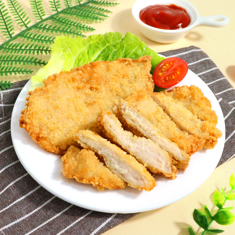 整箱美好咔滋脆鸡排:速冻半成品裹粉炸鸡,商用小吃界的爆款神器!-鸡排-淘宝百科网