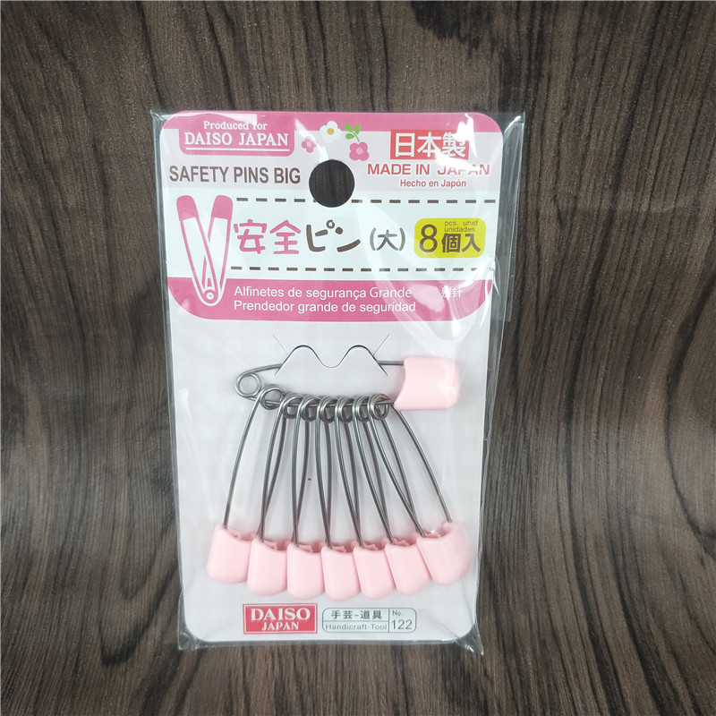 Japan DAIISO Daizo Safety Pin Baby Pin Large Anti-Rebound G Diaper Towel Pin