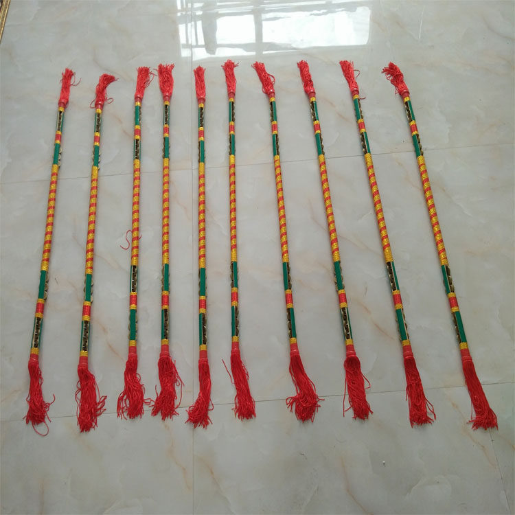 Flower stick continuous sound money stick Tyrannical whip Lotus Xiang stick Copper money stick Jiuzi whip Lotus box money stick lotus sound prop