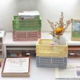 Складная коробка для хранения для школьников, канцтовары, коробочка для хранения, корзина