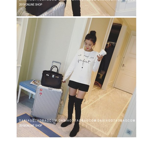2018 đầu thu mới quần short len ​​cao eo mùa thu trang phục mỏng slim quần short giản dị đơn giản đôi túi quần ống thủy triều quần ngắn ống rộng