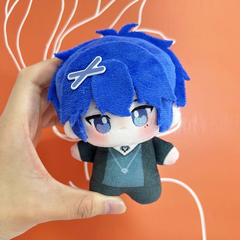 Fan-made Link Click 3.9-inch printed cotton doll Liu Xiao handheld front view