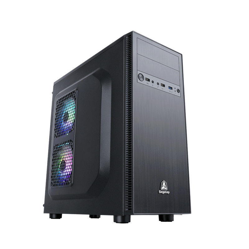 Xingu business and PLUS desktop chassis ATX backline optical drive 0 7MM thick hardware USB3 0 home business chassis